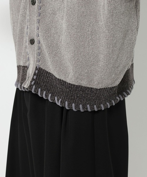 HARE(ハレ)の「モールステッチニットシャツ(HARE)(ニット/セーター・メンズ・ブラック/ブルー/グレー・FREE)」の21枚目の写真