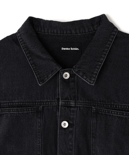 DANKE SCHON(ダンケシェーン)の「【WEB&DEPOT限定】DankeSchon/ダンケシェーン/DENIM JACKET(デニムジャケット・レディース・グレー/ブラック・L/M/S)」の11枚目の写真