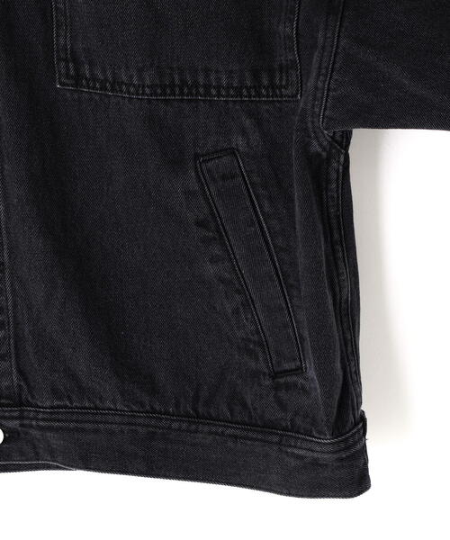 DANKE SCHON(ダンケシェーン)の「【WEB&DEPOT限定】DankeSchon/ダンケシェーン/DENIM JACKET(デニムジャケット・レディース・グレー/ブラック・L/M/S)」の14枚目の写真