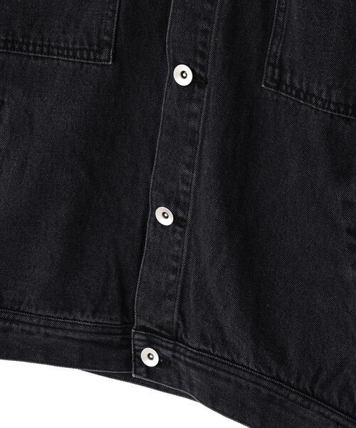 DANKE SCHON(ダンケシェーン)の「【WEB&DEPOT限定】DankeSchon/ダンケシェーン/DENIM JACKET(デニムジャケット・レディース・グレー/ブラック・L/M/S)」の15枚目の写真