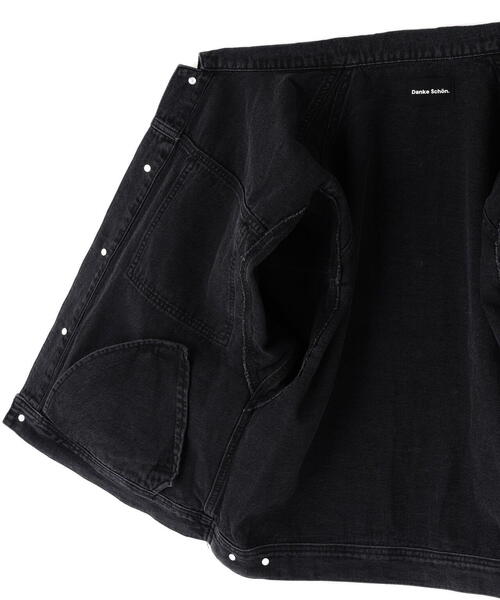 DANKE SCHON(ダンケシェーン)の「【WEB&DEPOT限定】DankeSchon/ダンケシェーン/DENIM JACKET(デニムジャケット・レディース・グレー/ブラック・L/M/S)」の5枚目の写真
