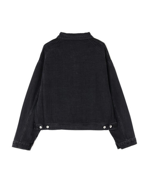 DANKE SCHON(ダンケシェーン)の「【WEB&DEPOT限定】DankeSchon/ダンケシェーン/DENIM JACKET(デニムジャケット・レディース・グレー/ブラック・L/M/S)」の3枚目の写真