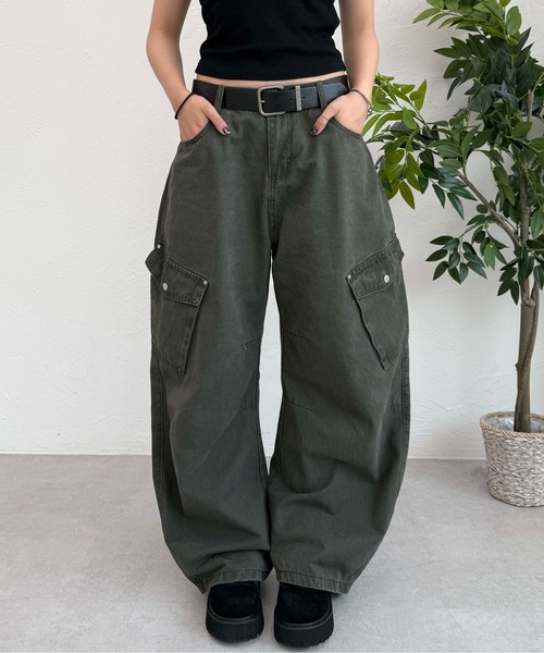 サルセーション　カーゴパンツXS新作新品 サルセーション カーゴパンツXS新作新品 サルセーション カーゴパンツ