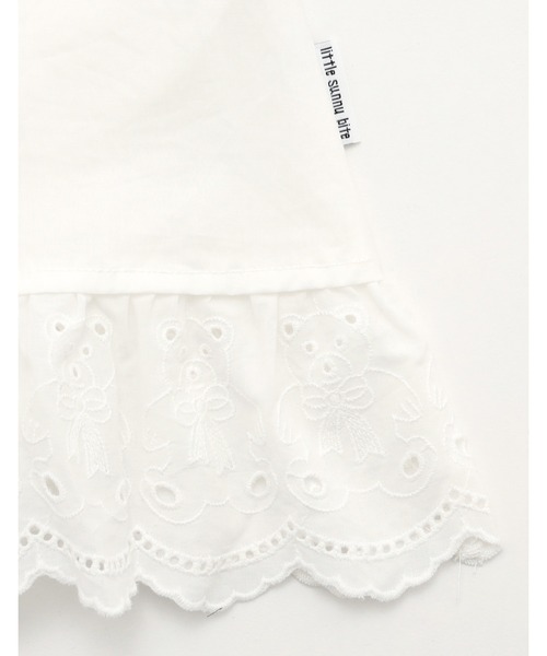 Little sunny bite（リトルサニーバイト）の「【Little sunny bite】bear lace dress（ワンピース・レディース・ブラック/ホワイト・SMALL/MEDIUM）」の6枚目の写真
