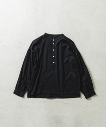 80sチューインビエラスタンドギャザープルシャツ