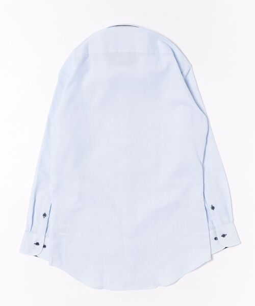 TOKYO SHIRTS(トウキョウシャツ)の「【超形態安定】 形態安定ノンアイロン ボタンダウン 長袖ビジネスワイシャツ(ビジネスシャツ・メンズ・サックスブルー・首回り39cm-裄丈80cm/首回り39cm-裄丈84cm/首回り41cm-裄丈82cm/首回り41cm-裄丈86cm/首回り42cm-裄丈82cm/首回り42cm-裄丈86cm/首回り43cm-裄丈82cm/首回り43cm-裄丈86cm/首回り37cm-裄丈84cm/首回り37cm-裄丈80cm)」の7枚目の写真