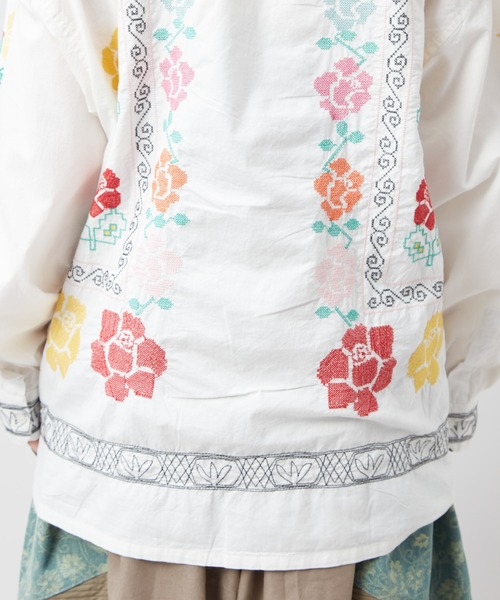 チャイハネ(チャイハネ)の「【チャイハネ】グルイムMEN'Sシャツ(シャツ/ブラウス・メンズ・ホワイト/ブラック・FREE)」の9枚目の写真