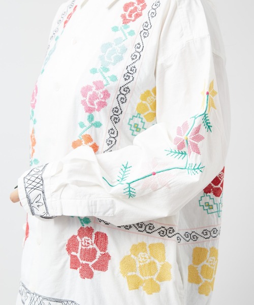 チャイハネ(チャイハネ)の「【チャイハネ】グルイムMEN'Sシャツ(シャツ/ブラウス・メンズ・ホワイト/ブラック・FREE)」の11枚目の写真