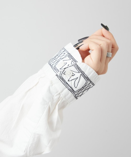 チャイハネ(チャイハネ)の「【チャイハネ】グルイムMEN'Sシャツ(シャツ/ブラウス・メンズ・ホワイト/ブラック・FREE)」の13枚目の写真