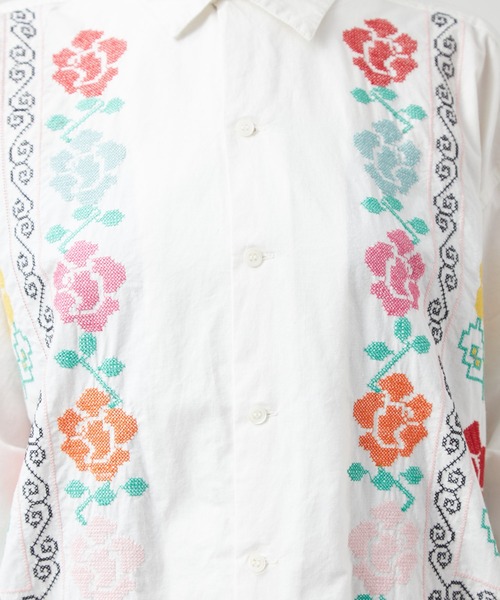 チャイハネ(チャイハネ)の「【チャイハネ】グルイムMEN'Sシャツ(シャツ/ブラウス・メンズ・ホワイト/ブラック・FREE)」の10枚目の写真