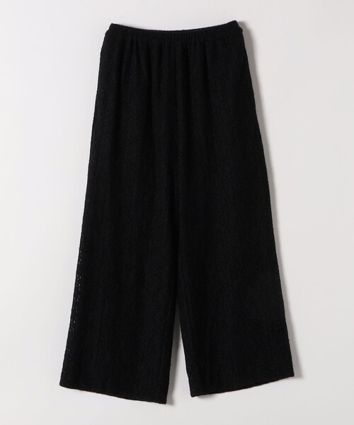 quaranciel（カランシエル）の「quaranciel:〈洗濯機可能〉フラワー レース ワイド パンツ（その他パンツ・レディース・ホワイト/ブラック・ONE SIZE）」の17枚目の写真