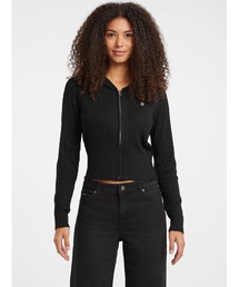 GUESS JEANS | GUESS JEANS Long Sleeves Cable Hoodie Cardi カーディガン(カーディガン/ボレロ)