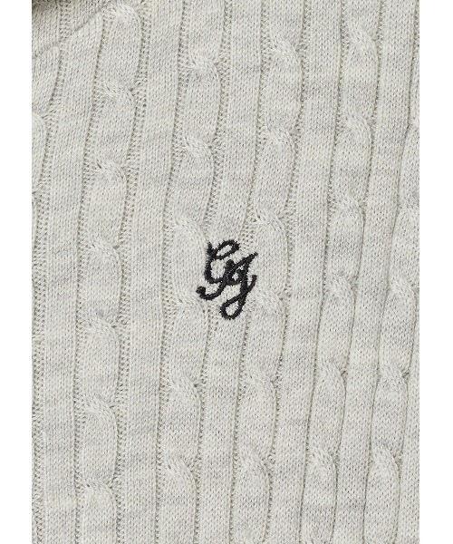 GUESS JEANS（ゲスジーンズ）の「GUESS JEANS Long Sleeves Cable Hoodie Cardi パーカー（カーディガン/ボレロ・レディース・ピンク/ブラック/グレー・X-SMALL/SMALL/MEDIUM/LARGE）」の20枚目の写真