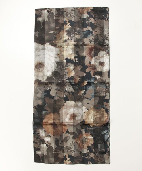 TORNADO MART（トルネードマート）の「ﾐｽﾃｨﾌﾛｰﾗﾙﾛﾝｸﾞｽｶｰﾌ（ストール/ショール・メンズ・ブラウン/レッド/ブルー・FREE）」の4枚目の写真