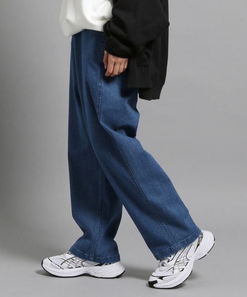 GEORGE'S（ジョージズ）の「ストレートテーパーデニムパンツ（デニムパンツ・メンズ・ライトブルー/ブルー・MEDIUM/LARGE）」の18枚目の写真