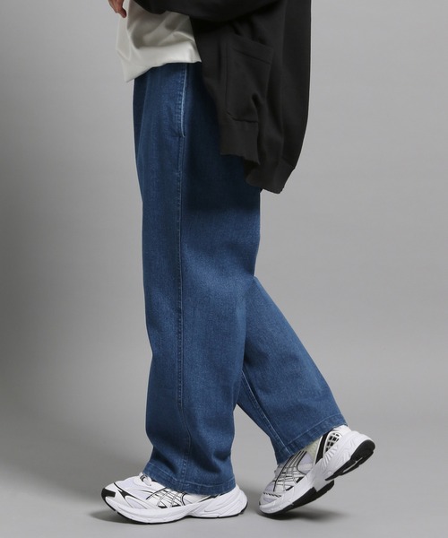 GEORGE'S（ジョージズ）の「ストレートテーパーデニムパンツ（デニムパンツ・メンズ・ライトブルー/ブルー・MEDIUM/LARGE）」の19枚目の写真