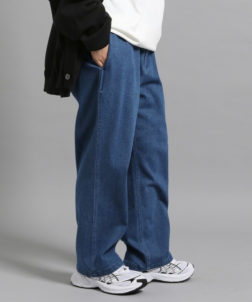 GEORGE'S（ジョージズ）の「ストレートテーパーデニムパンツ（デニムパンツ・メンズ・ライトブルー/ブルー・MEDIUM/LARGE）」の21枚目の写真
