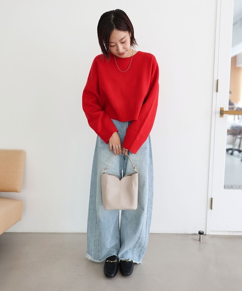 T・S・L(ティーエスエル)の「ハートカット2wayショルダーバッグ(ショルダーバッグ・レディース・レッド/ブラック/グレイッシュベージュ・FREE)」の7枚目の写真