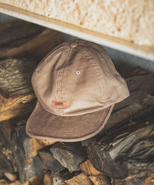 UNIVERSAL OVERALL(ユニバーサルオーバーオール)の「【UNIVERSAL OVERALL】別注コーデュロイショートブリムキャップ(キャップ・メンズ・モカ/ベージュ/ブラック/カーキ・FREE)」の3枚目の写真