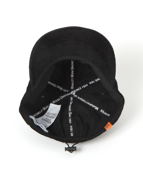 UNIVERSAL OVERALL(ユニバーサルオーバーオール)の「【UNIVERSAL OVERALL】別注コーデュロイショートブリムキャップ(キャップ・メンズ・モカ/ベージュ/ブラック/カーキ・FREE)」の7枚目の写真