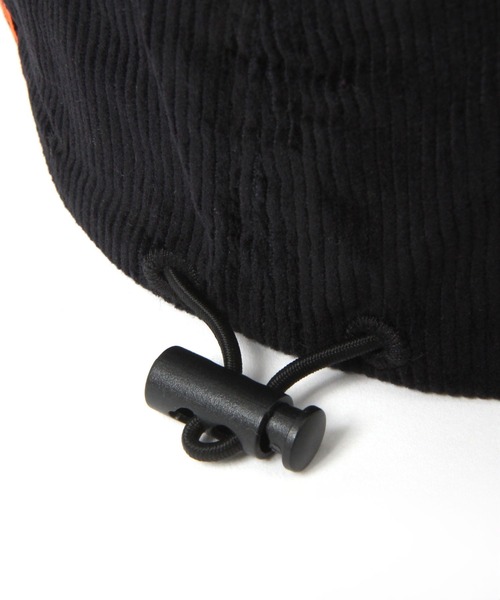 UNIVERSAL OVERALL(ユニバーサルオーバーオール)の「【UNIVERSAL OVERALL】別注コーデュロイショートブリムキャップ(キャップ・メンズ・モカ/ベージュ/ブラック/カーキ・FREE)」の11枚目の写真