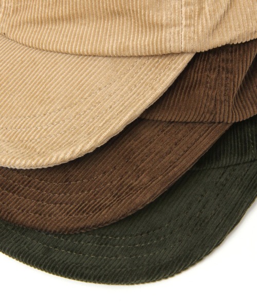 UNIVERSAL OVERALL(ユニバーサルオーバーオール)の「【UNIVERSAL OVERALL】別注コーデュロイショートブリムキャップ(キャップ・メンズ・モカ/ベージュ/ブラック/カーキ・FREE)」の19枚目の写真