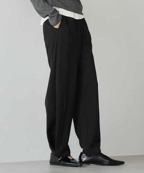 itto...(イット)の「2WAY裾スナップ付きスウェットパンツ/カーブパンツ・ストレートパンツ(スウェットパンツ・レディース・杢グレー/ブラック・M)」の15枚目の写真