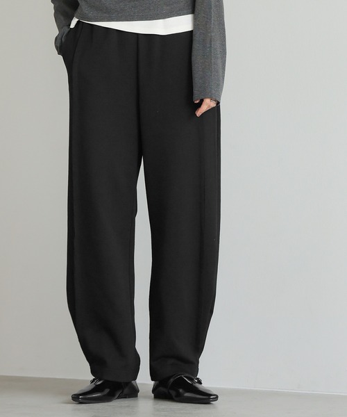itto...(イット)の「2WAY裾スナップ付きスウェットパンツ/カーブパンツ・ストレートパンツ(スウェットパンツ・レディース・杢グレー/ブラック・M)」の17枚目の写真