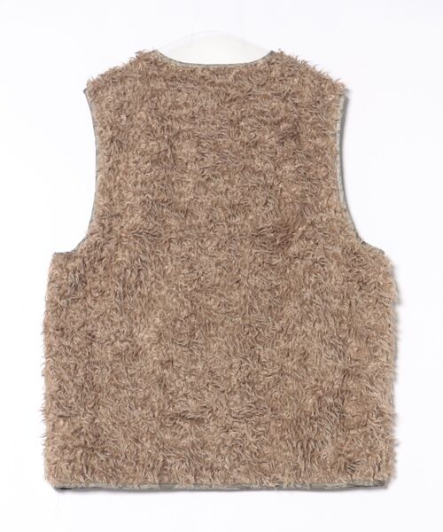 チャイハネ（チャイハネ）の「【チャイハネ】モケリプードルファーMEN'Sベスト（ベスト・メンズ・ブラック/グレー/ライトベージュ・FREE）」の4枚目の写真