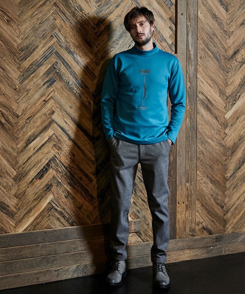 HIDEAWAYS NICOLE(ハイダウェイニコル)の「ダブルフェイス イージースラックス(スラックス・メンズ・ブラック/ライトグレー/グレー・MEDIUM/SMALL/X-LARGE/LARGE)」の4枚目の写真