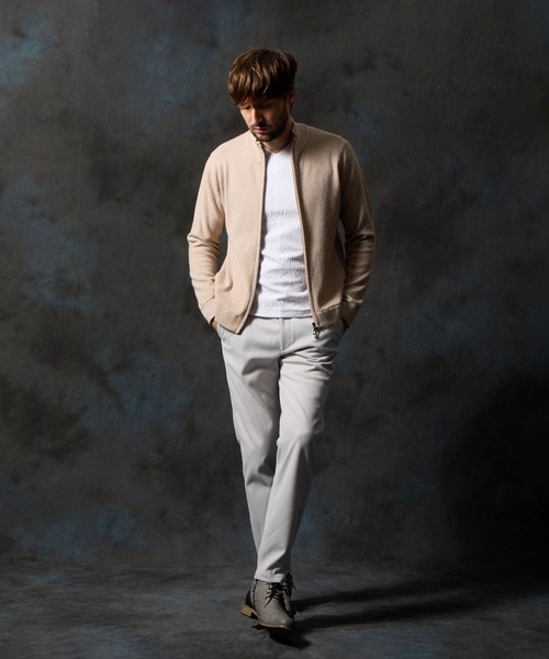 HIDEAWAYS NICOLE(ハイダウェイニコル)の「ダブルフェイス イージースラックス(スラックス・メンズ・ブラック/ライトグレー/グレー・MEDIUM/SMALL/X-LARGE/LARGE)」の5枚目の写真