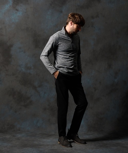 HIDEAWAYS NICOLE(ハイダウェイニコル)の「ダブルフェイス イージースラックス(スラックス・メンズ・ブラック/ライトグレー/グレー・MEDIUM/SMALL/X-LARGE/LARGE)」の9枚目の写真