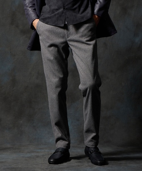 HIDEAWAYS NICOLE(ハイダウェイニコル)の「ダブルフェイス イージースラックス(スラックス・メンズ・ブラック/ライトグレー/グレー・MEDIUM/SMALL/X-LARGE/LARGE)」の11枚目の写真