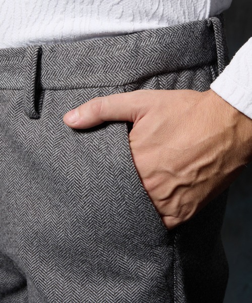 HIDEAWAYS NICOLE(ハイダウェイニコル)の「ダブルフェイス イージースラックス(スラックス・メンズ・ブラック/ライトグレー/グレー・MEDIUM/SMALL/X-LARGE/LARGE)」の16枚目の写真