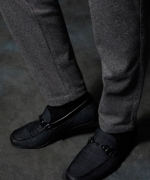 HIDEAWAYS NICOLE(ハイダウェイニコル)の「ダブルフェイス イージースラックス(スラックス・メンズ・ブラック/ライトグレー/グレー・MEDIUM/SMALL/X-LARGE/LARGE)」の17枚目の写真