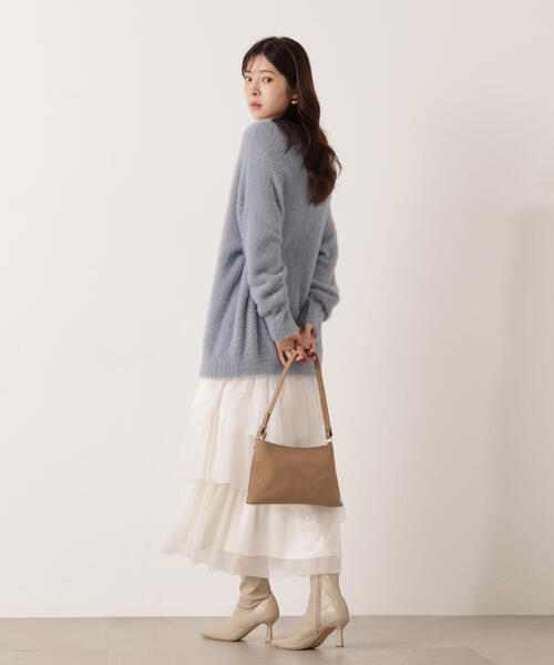 PROPORTION BODY DRESSING（プロポーションボディドレッシング）の「＜Ｅ＞エアリーティアードスカート / 1215227100（スカート・レディース・ホワイト/ダークグレー・MEDIUM/P/S）」の13枚目の写真