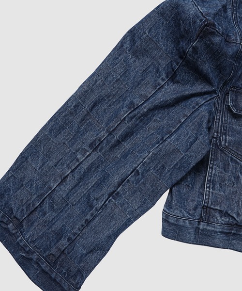ANREALAGE（アンリアレイジ）の「BOX DENIM JACKET（デニムジャケット・メンズ・インディゴブルー/ブルー系その他・38/46）」の7枚目の写真