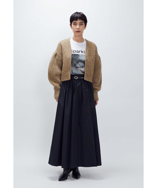 1er Arrondissement(プルミエアロンディスモン)の「ラメモヘアリリヤーンボレロカーディガン(ニット/セーター・レディース・ゴールド/シルバー系その他・FREE)」の8枚目の写真