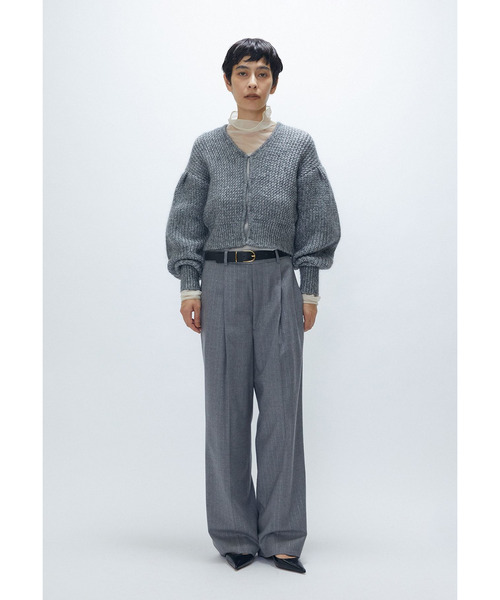 1er Arrondissement(プルミエアロンディスモン)の「ラメモヘアリリヤーンボレロカーディガン(ニット/セーター・レディース・ゴールド/シルバー系その他・FREE)」の21枚目の写真
