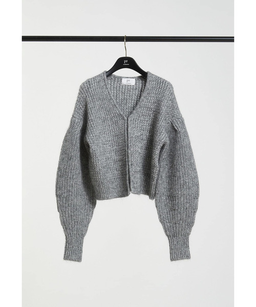 セール】ラメモヘアリリヤーンボレロカーディガン（ニット/セーター