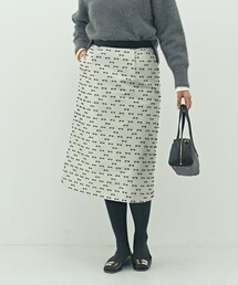 NOLLEY’S | 《セットアップ対応》ウォッシャブルリボンジャガードAラインスカート(スカート)