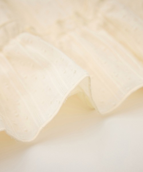 ROPE' PICNIC（ロペピクニック）の「【KIDS/キッズ】レースチュニックワンピース（ワンピース・キッズ・ホワイト/オフホワイト・S/L/M）」の21枚目の写真