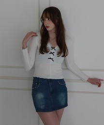 CeLess（セレス）の「Frill Lace Ribbon Tops / フリルレースリボントップス（シャツ/ブラウス）」