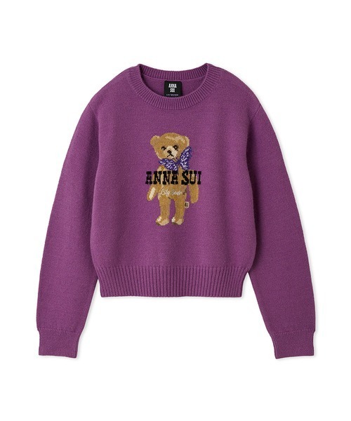 ANNA SUI(アナスイ)の「【LILY BROWN ×ANNA SUI】バタフライLily Bearニット(ニット/セーター・レディース・ミント/パープル/ネイビー/オフホワイト・FREE)」の4枚目の写真