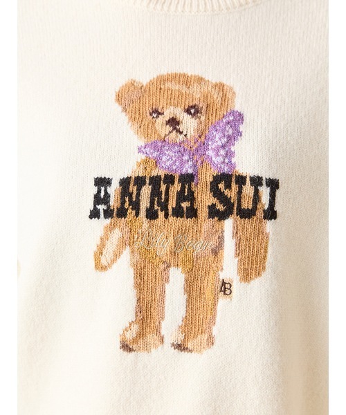 ANNA SUI（アナスイ）の「【LILY BROWN ×ANNA SUI】バタフライLily Bearニット（ニット/セーター・レディース・ミント/パープル/ネイビー/オフホワイト・FREE）」の9枚目の写真