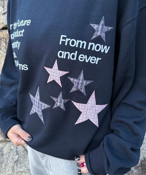 sedacle(セダクル)の「ラインストーンチェックアップリケトップス(Tシャツ/カットソー・メンズ・グレー/ネイビー/ブラック・SMALL/MEDIUM/LARGE)」の14枚目の写真