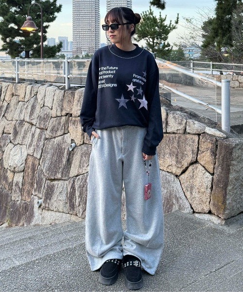 sedacle(セダクル)の「ラインストーンチェックアップリケトップス(Tシャツ/カットソー・メンズ・グレー/ネイビー/ブラック・SMALL/MEDIUM/LARGE)」の16枚目の写真