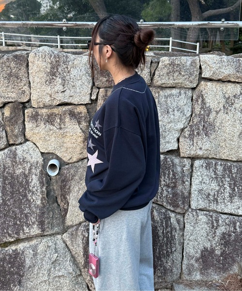 sedacle(セダクル)の「ラインストーンチェックアップリケトップス(Tシャツ/カットソー・メンズ・グレー/ネイビー/ブラック・SMALL/MEDIUM/LARGE)」の11枚目の写真
