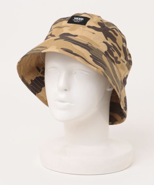 VANS(バンズ)の「VANS ヴァンズ Camouflage Bucket Hat ハット 125K7170400 DESERT(ハット・メンズ・ベージュ・FREE)」の1枚目の写真