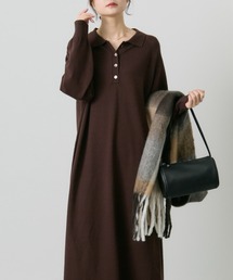 PUAL CE CIN | ニット ポロワンピース(ワンピース)